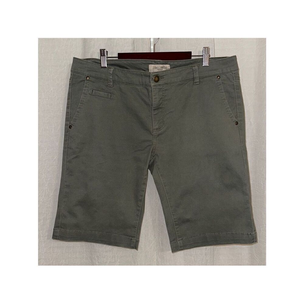 Just Jeans 12 Camo Army Olive Green Cotton Shorts